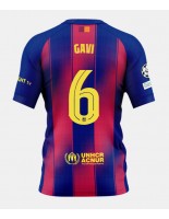 Moške Nogometnih dresov Barcelona Paez Gavi #6 Domači 2025-26 Kratki rokavi
